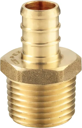 Miniatura 3 de EFIELD Pex - Adaptador NPT macho de 1/2 pulgada x 1/2 pulgadas, accesorios de engarce de latón (PEX1807017-5PCS)