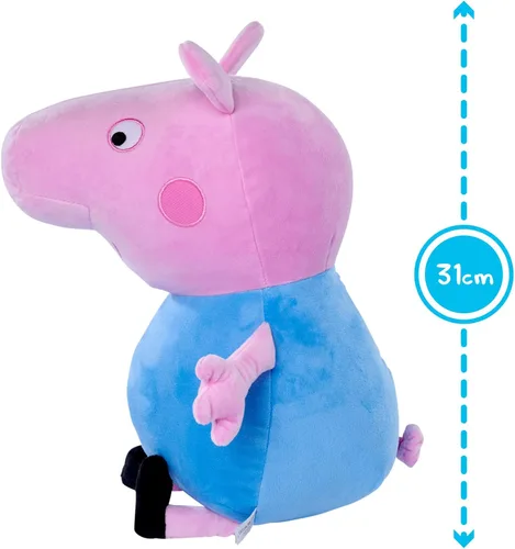 Miniatura 2 de Simba 109261003 Peppa Pig Peluche Schorsch, 12.2 in, en traje estándar, figura de felpa, juguete de peluche, desde los primeros meses de vida
