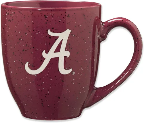 Miniatura 48 de Rico Industries NCAA Virginia Tech Hokies Maroon - Taza de café de cerámica grabada con láser, color del equipo, 16 onzas