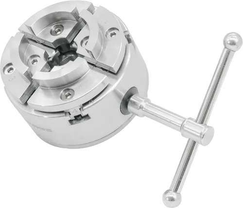Miniatura 6 de NCK-3.75ZN/S1 Mandril de Torno para Madera 3-3/4" Juego de Mandril Autocentrante 1"x 8TPI Rosca Directa con tornillos prisioneros de bloqueo