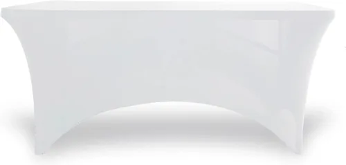 Miniatura 17 de Pomp Mantel elástico de elastano color antracita de 4 pies, resistente a las arrugas y a las manchas, tela de alta calidad de fácil cuidado, se