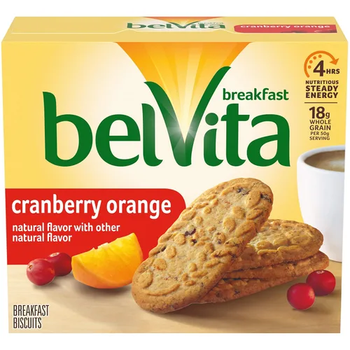 Miniatura 21 de belVita Galletas de desayuno con canela y azúcar morena, 12 paquetes (4 galletas por paquete)