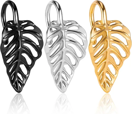 Miniatura 7 de DOEARKO 2 aros de moda para colgar las orejas, pesos, dilatadores de oído, dilatadores, dilatadores, joyería corporal