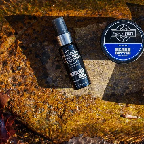 Miniatura 5 de AGADIR Aceite para barba de madera Oud, 1.5 onzas líquidas