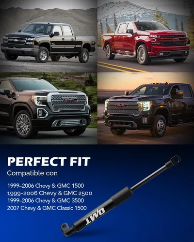 Miniatura 3 de Orion Motor Tech Kit de asistencia para puerta trasera de camión, kit de asistencia de elevación para portón trasero compatible con Chevy Silverado
