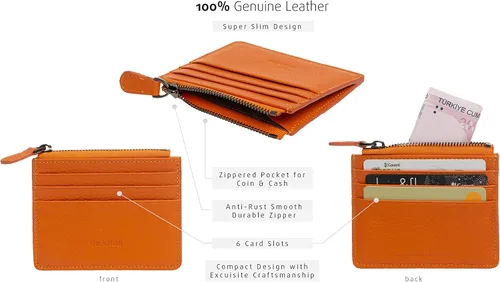 Miniatura 3 de Grande -3603 Estuches para tarjetas, Naranja, Minimalista