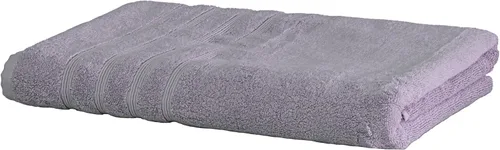 Miniatura 61 de Mosobam Juego de 4 toallas turcas de lujo de 35 x 70 pulgadas, color gris claro (gris), viscosa de bambú de 24.69 oz/m² y algodón peinado turco