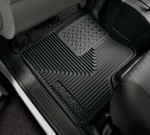 Miniatura 3 de Husky Liners - Alfombrillas delanteras resistentes Jeep Cherokee 1984-2001, Jeep Grand Cherokee 1993-2004, Jeep Wrangler 2007-2009, negro 51081