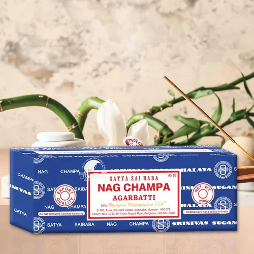 Miniatura 2 de Sai Baba Nag Champa, incienso, Madera, 1 Unidad
