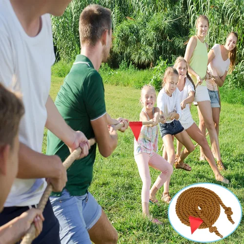 Miniatura 2 de Juegos al aire libre de tira y afloja con cuerda para niños y adultos, juegos de día de campo, reunión familiar, fiesta de cumpleaños