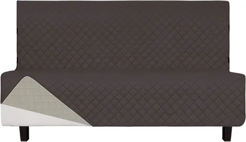 Miniatura 183 de Easy-Going - Funda para sofá, futón y sillón sin reposabrazos, reversible, resistente al agua, para mascotas y niños (azul oscuro/azul claro)