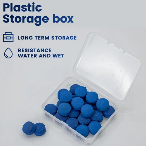 Miniatura 6 de Puntas para taco de billar - Kit de reparación y reemplazo de puntas para palo de taco de billar con caja de almacenamiento para puntas de palo