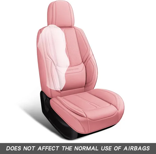Miniatura 2 de Juego completo de fundas de cuero de cobertura completa para asiento de automóvil, ajuste universal para la mayoría de automóviles, sedanes