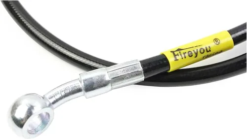 Miniatura 7 de 270-2400 AN3 1/8 pulgadas 28 grados M10 línea de freno hidráulico para motocicleta manguera de aceite de acero inoxidable trenzado para ATV