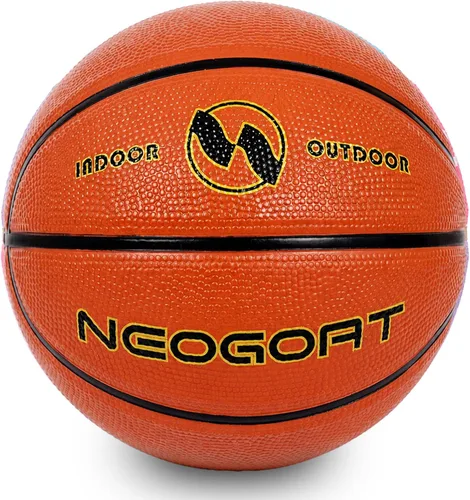 Miniatura 15 de Pelota de baloncesto para niños y jóvenes tamaño 4/5 25.5/27.5", Pelota de baloncesto de goma gruesa y duradera de alto rebote NEOGOAT tamaño 4/5