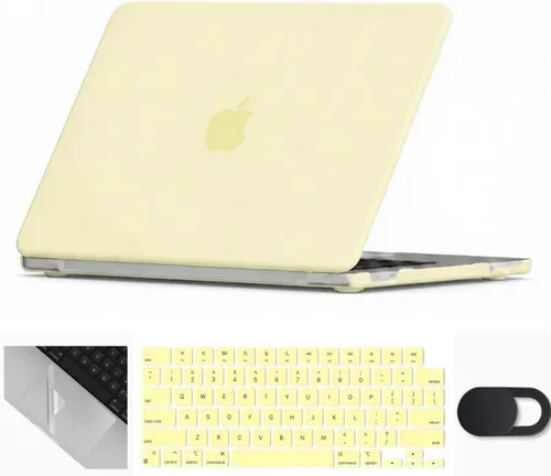 Miniatura 42 de Se7enline Funda compatible con MacBook Air de 15 pulgadas M4 M3 M2 2022-2025 A2941/A3114/A3241, funda rígida para laptop Mac Air 15.3, funda Azul