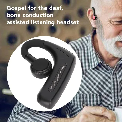 Miniatura 3 de Auriculares de conducción ósea: estéreo, multifuncional, manos libres para sordos