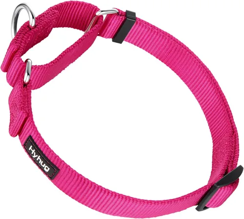 Miniatura 20 de Collar Hyhug Pets de nailon resistente, cómodo y seguro, para entrenamiento profesional, martingala, uso diario, para caminar, antiescape, para Azul