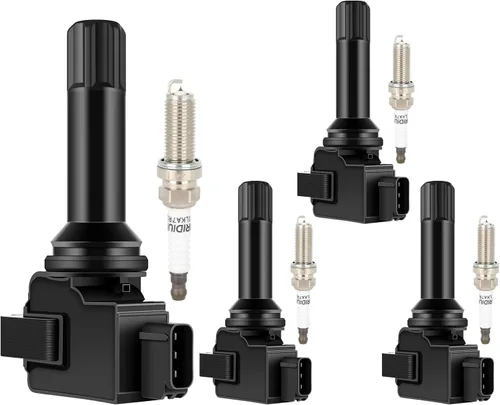 Miniatura 4 de Bobinas de la bobina de ignición y bujías UF664 del iridio para Subaru Forester 2.5L H4