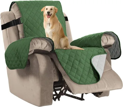 Miniatura 14 de H.VERSAILTEX Fundas Acolchadas Reversibles para Sillones Reclinables, Funda para Silla Reclinable Resistente al Agua, Protector de Muebles Lavable