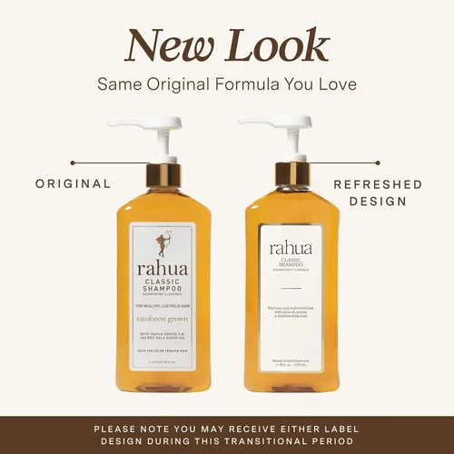 Miniatura 2 de Rahua Champú clásico, champú hidratante vegano para mujeres y hombres, sin sulfatos, cuidado suave del cabello para todo tipo de cabello, aceite