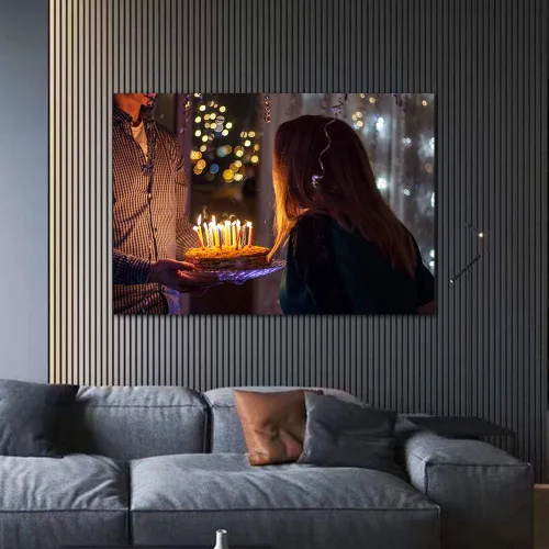 Miniatura 4 de SIGNFORD Papel de pared personalizado pequeño autoadhesivo mural de pared personalizado con fotos de fiesta, decoración de pared extraíble