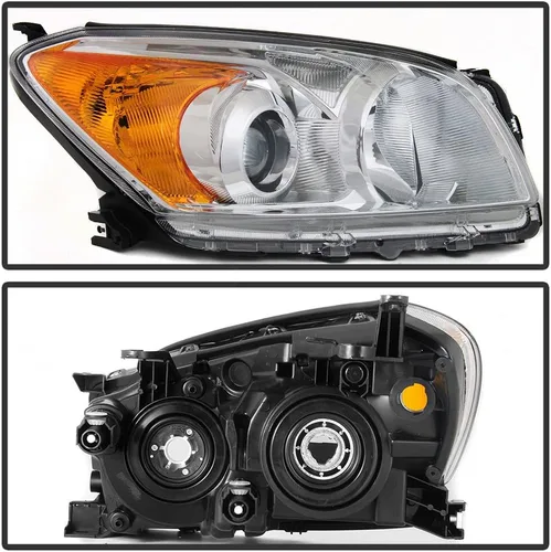 Miniatura 2 de ACANII - Faros de proyector para Toyota RAV4 RAV-4 2009 2010 2011 2012, lámparas para lado del conductor y del pasajero