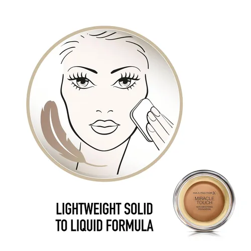 Miniatura 4 de Max Factor Miracle Touch Skin Perfecting Foundation Spf30 085 Caramel