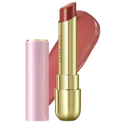 CARSLAN Lápiz labial cremoso hidratante, color de labios de alta pigmentación de larga duración, suave, hidratante, rosa nude, 01