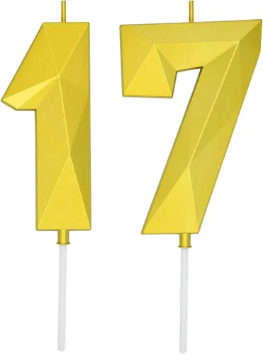 Miniatura 77 de DERVENTA Velas de cumpleaños con números grandes, 3D, color rosa, 3.7 pulgadas, decoración para tartas de fiesta, 1 pieza (número 3 rosa)