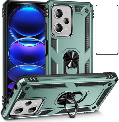 Miniatura 78 de Funda para Xiaomi redmi Note 12 Pro Plus 5G con protector de pantalla, soporte delgado protección militar a prueba de golpes Armor Defender Funda