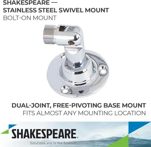 Miniatura 2 de Shakespeare Montaje giratorio de acero inoxidable 81-S