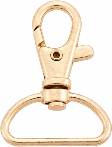 Miniatura 23 de CRAFTMEMORE Ganchos de presión de gatillo de 1 pulgada, clásicos cierres de langosta giratorios para bolso, 20 unidades, CSPS (latón antiguo)