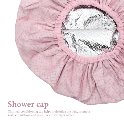 Miniatura 9 de Healeved Gorro de ducha para el cuidado del cabello, gorro de ducha con calefacción, gorro de natación impermeable, productos para el cabello