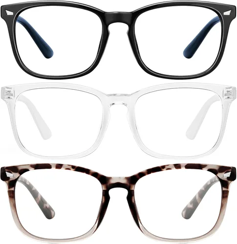 Miniatura 21 de hunsquer Gafas de luz azul para mujer/hombre, gafas de luz azul para computadora negro (806803blacktoucha)