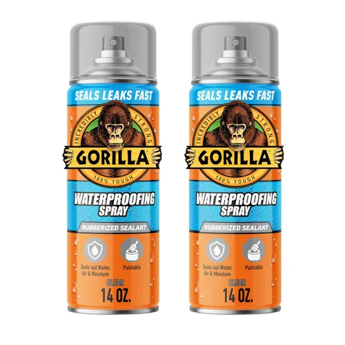 Miniatura 15 de Gorilla Aerosol blanco impermeable para parchar y sellar Transparente