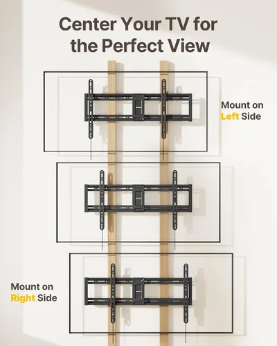 Miniatura 5 de monTEK Soporte de pared para TV de montaje fijo para televisores de 43–95 pulgadas, soporte ultra delgado de bajo perfil de 1.1", capacidad de 200