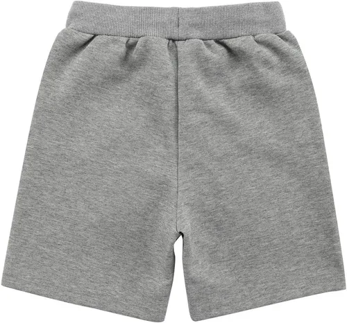 Miniatura 6 de UNCOO - Paquete de 2 pantalones cortos deportivos de tela deportiva saludable para niños (edad 3-12 años)