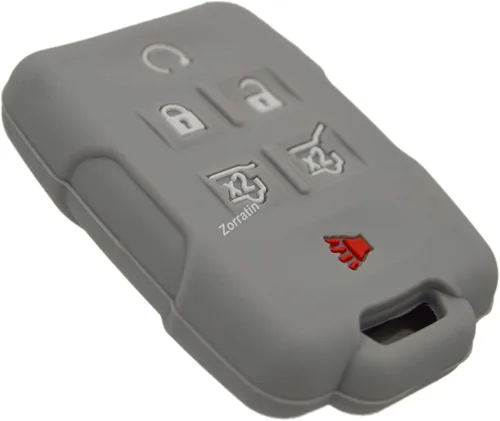 Miniatura 4 de Protector de silicona para llavero con control remoto GMC Yukon y Chevrolet Suburban Tahoe 2015-2020 SUV con encendido de llave giratoria