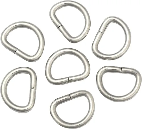 Miniatura 7 de Airs&Opulence - 200 conectores de cadena de acero inoxidable de 0.47 pulgadas, 8 formas, conectores de gancho de cadena abierta para hacer joyas 3