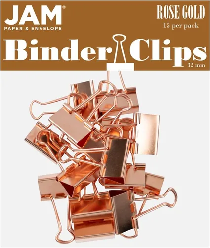 Miniatura 63 de Broches aprietapapeles JAM Paper®, Blanco