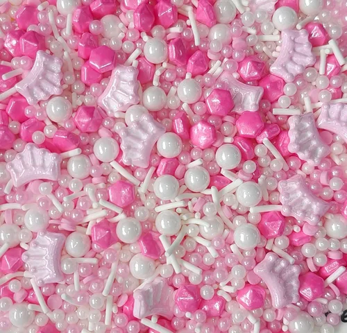 Miniatura 17 de Sentovac Gránulos comestibles de mezcla de unicornio para decorar Gránulos comestibles para cupcakes para tartas, 1 botella de 3.35 onzas / 3.35