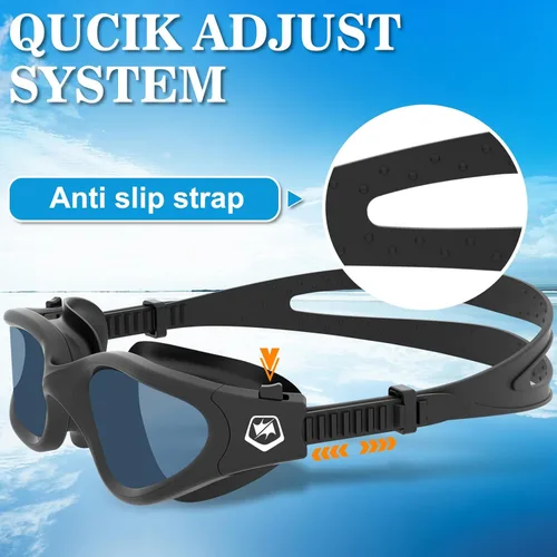 Miniatura 5 de WIN.MAX - Goggles de natación polarizados, antivaho, antirrayos ultravioleta, sin filtraciones y con visión clara para hombres, mujeres, adultos