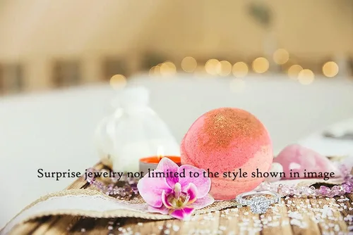 Miniatura 4 de Ivy & Bauble Bombas de baño de aromaterapia hechas a mano con anillo sorpresa en el interior para mujer, aroma afrutado, fabricadas en Estados