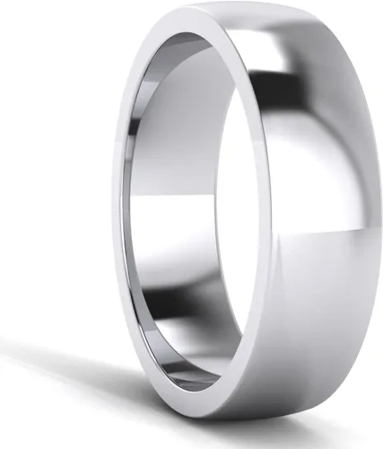 Miniatura 3 de Landa Jewel - Anillo de boda de plata de ley maciza para mujer , ajuste cómodo, pulido anillo simple