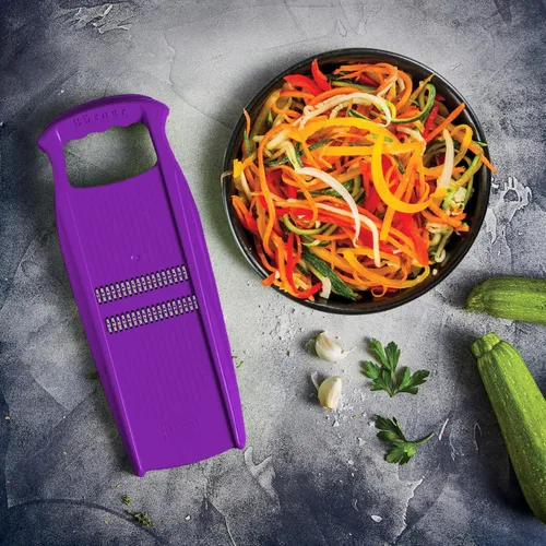 Miniatura 8 de Börner Roko PowerLine Rallador de verduras Börner - Calidad fabricada en Alemania, Color: Violeta