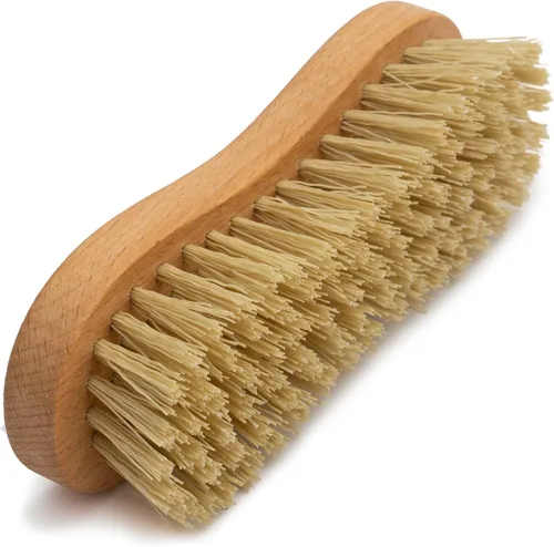 Miniatura 6 de KONEX Cepillo de Mano de Limpieza Utilitario Económico de Fibra de Nylon Cepillo de Fregar Manual de Servicio Pesado con Cerdas Rígidas Cuerpo