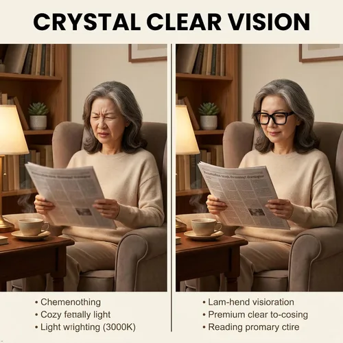 Miniatura 7 de Eyekepper - Juego de 4 anteojos de lectura para mujer, diseño cuadrado, multi-colored