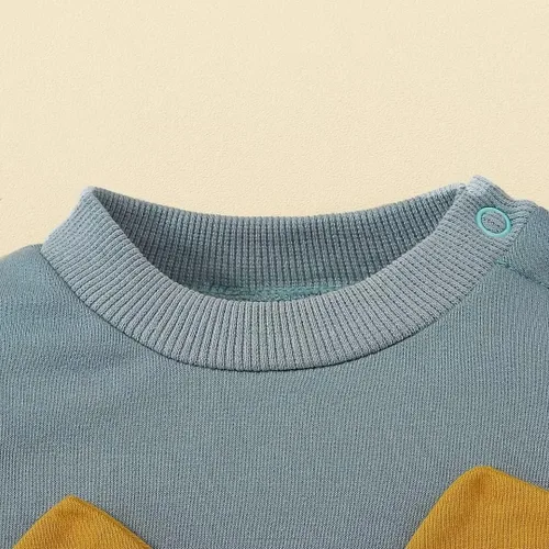 Miniatura 5 de Ropa para bebé niño pequeño, conjuntos de otoño e invierno, sudadera de manga larga con oso y pantalones, conjunto de 6 meses a 2 años