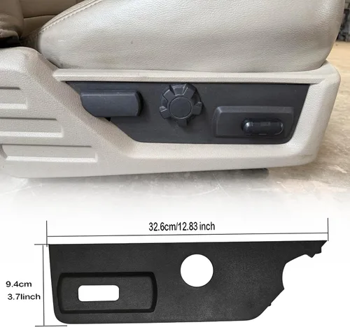 Miniatura 4 de Compatible con Ford F-250 F-350 F-450 Super Duty 2008 2009 2010 Interruptor de asiento delantero del conductor de la carcasa del interruptor